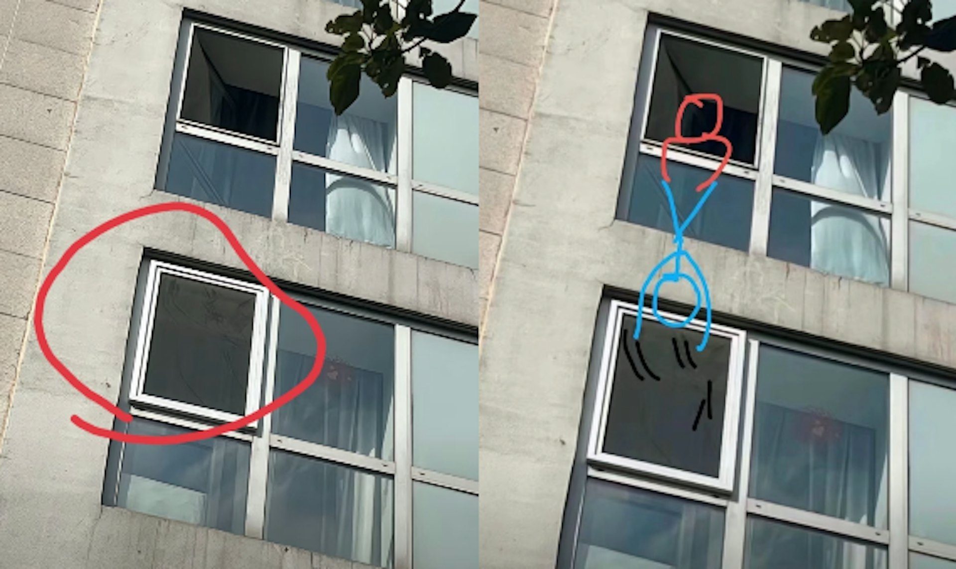 有網民畫出分析圖。(微博圖片)