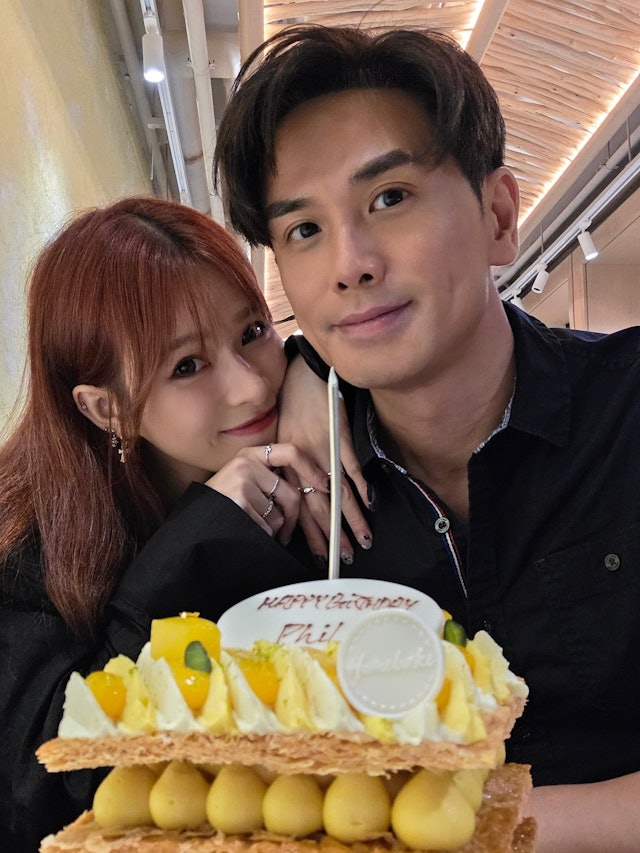 伍允龍48歲生日獲女友李蔓瑩炮製愛心蛋糕 - 自由講場 - Baby Kingdom - 親子王國 香港 討論區