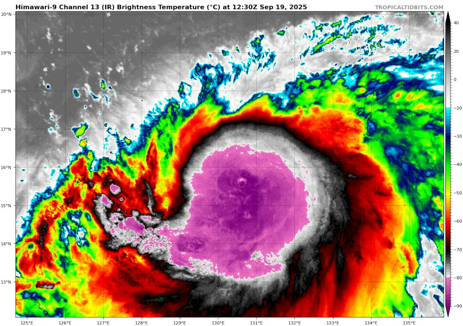 樺加沙9月19日已逐步增強至熱帶風暴級別。(Tropical Tidbits圖片)