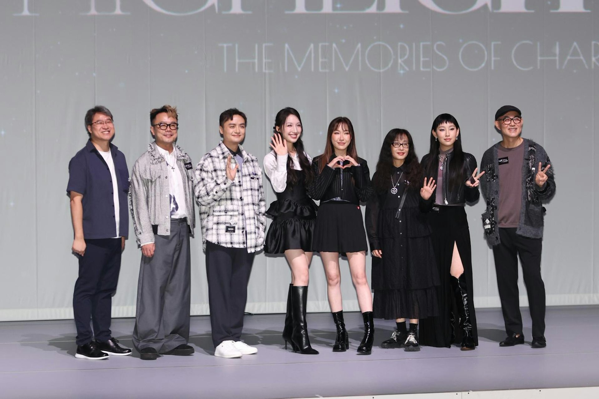 炎明熹今日出席原創粵語音樂劇《一束光——高錕的記憶》記者會。(陳順禎攝)