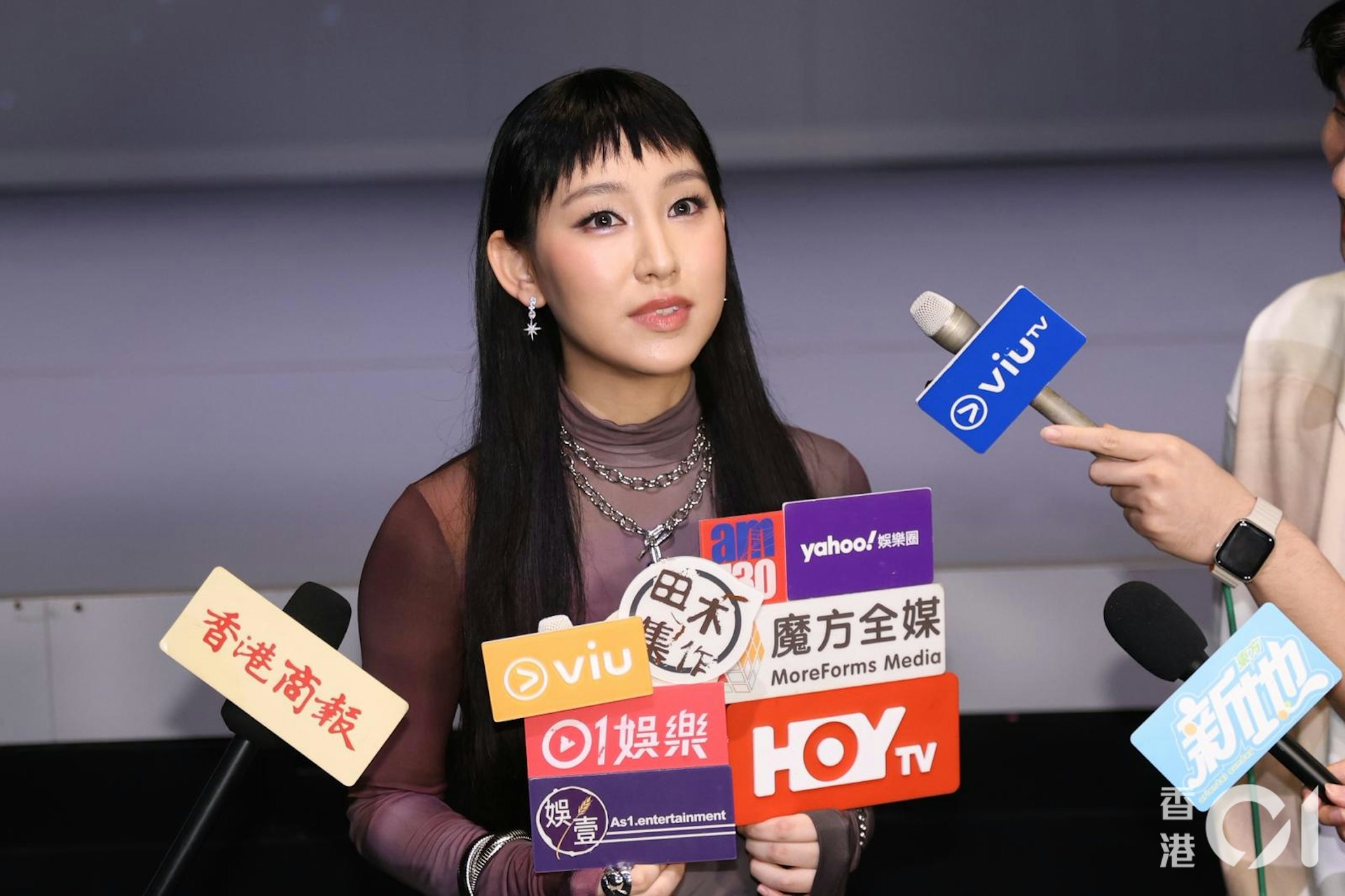 不見TVB咪牌。(陳順禎攝)