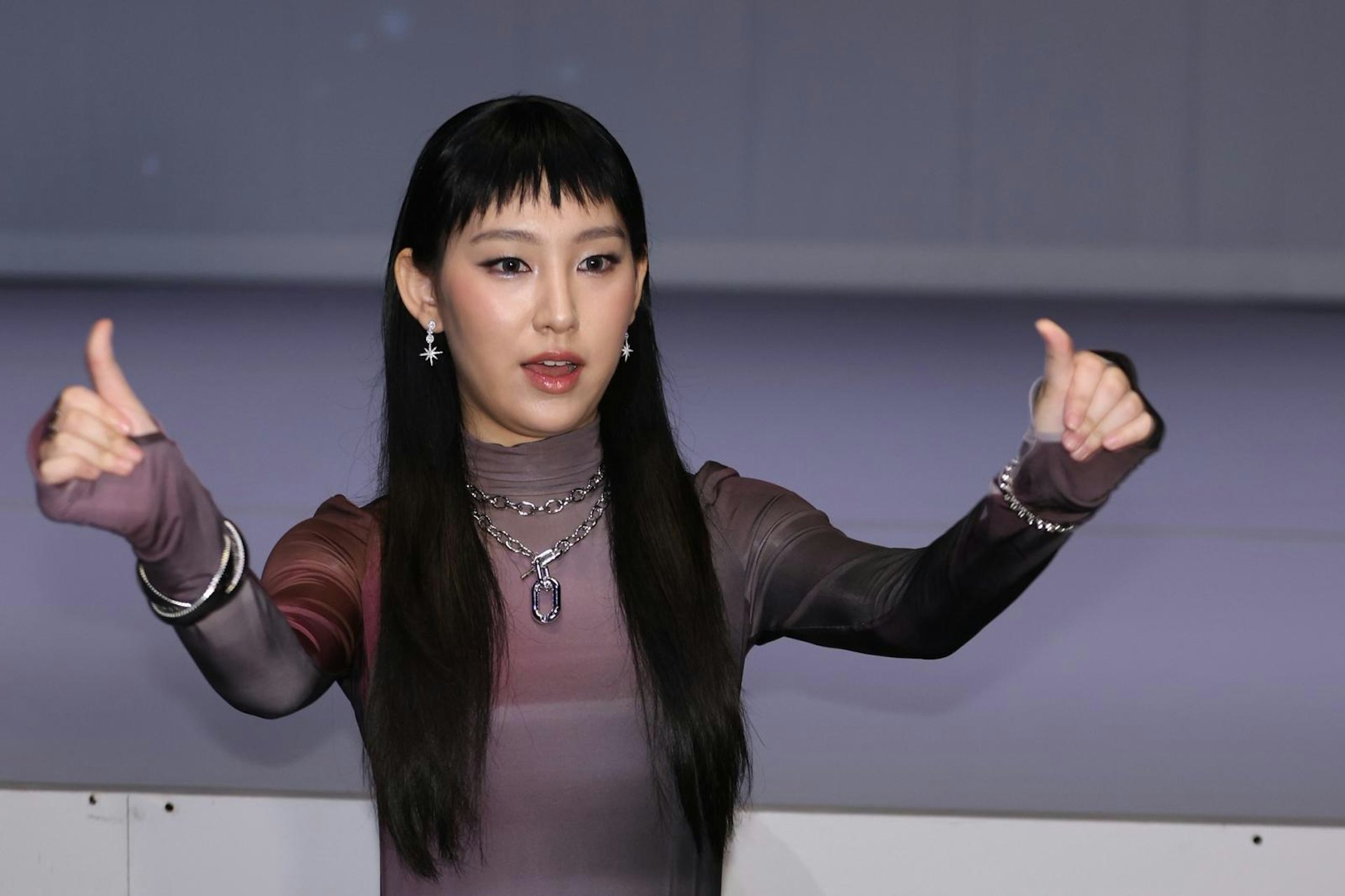 心情不俗。(陳順禎攝)