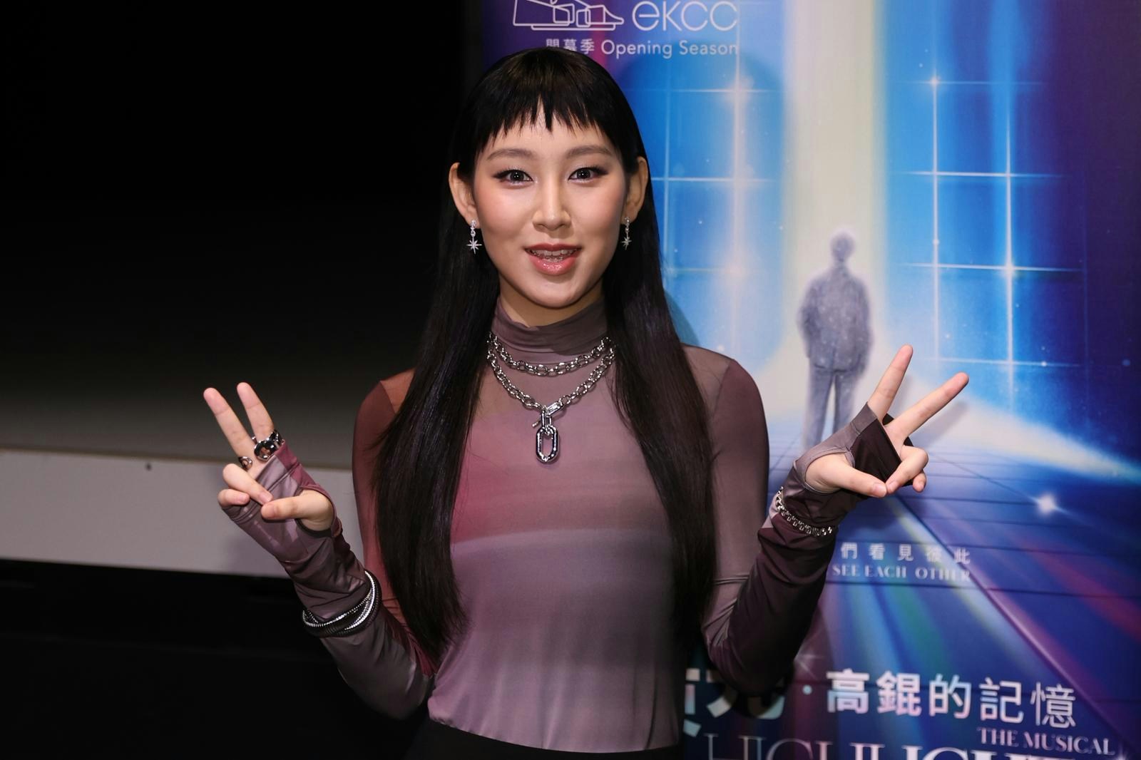 炎明熹宣布正式復出自組公司。（陳順禎攝）
