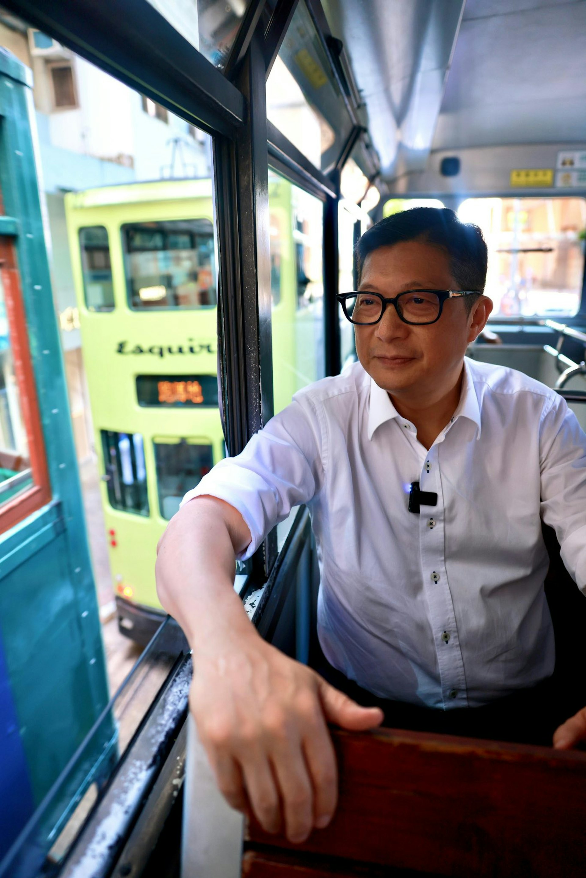 鄧炳強邀同事去他兒時居住的西環。(鄧炳強Facebook) 鄧炳強邀同事去他兒時居住的西環。(鄧炳強Facebook)