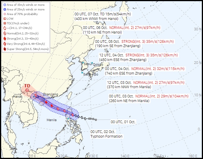 打风麦德姆｜天文台今晚或发一号风球内地港澳同料升级强台风