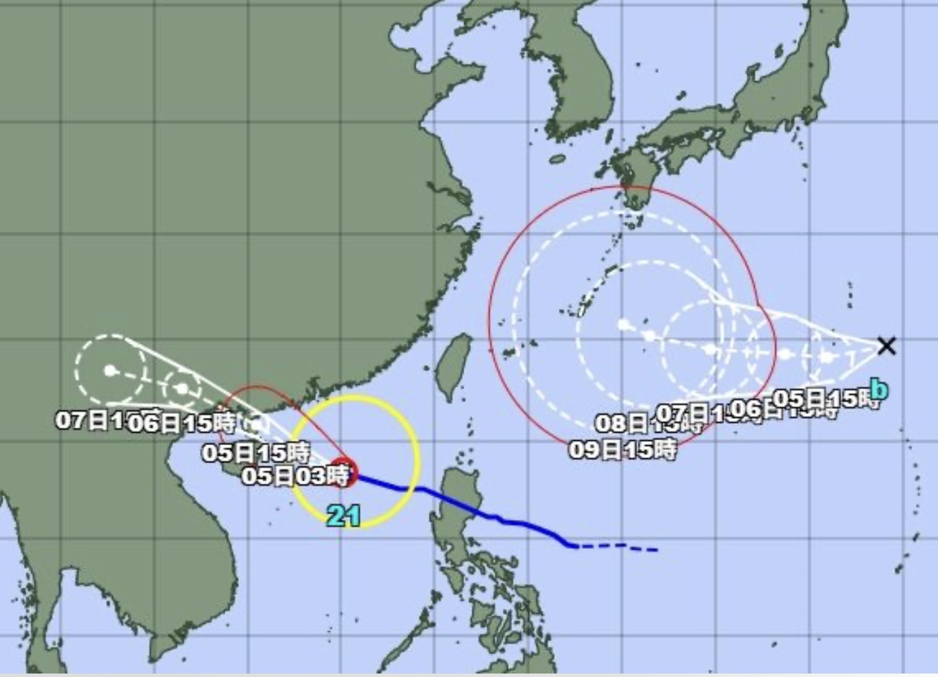 又打風？日氣象廳指新颱風「哈隆」最快恐今日生成公布最新路徑