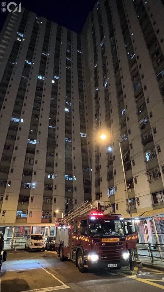 墮樓案現場為大興邨興泰樓。(李家傑攝)