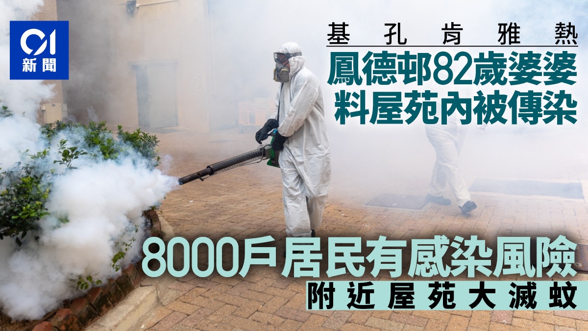 基孔肯雅熱｜鳳德邨82歲婆婆料屋苑內被傳染　8000戶有感染風險 (This content only provides in Chinese version)