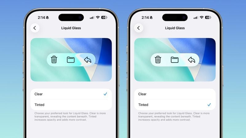 iOS 26.1更新！Apple AI支援繁體中文Liquid Glass可調整透明度