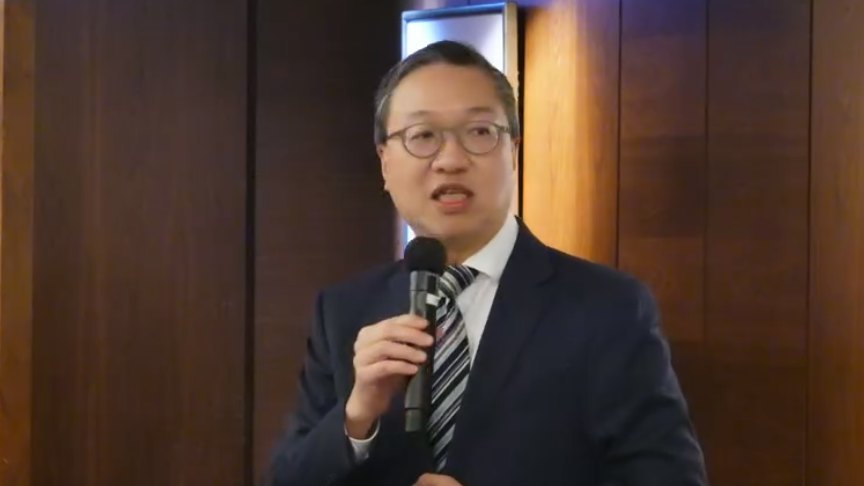再被問會否選特首 林定國:不要談無謂笑話 專心自己工作