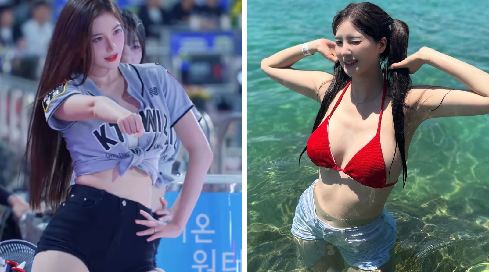 啦啦隊女神金海莉跳笛子舞大秀火辣身材 笑談動作比在韓國更自由