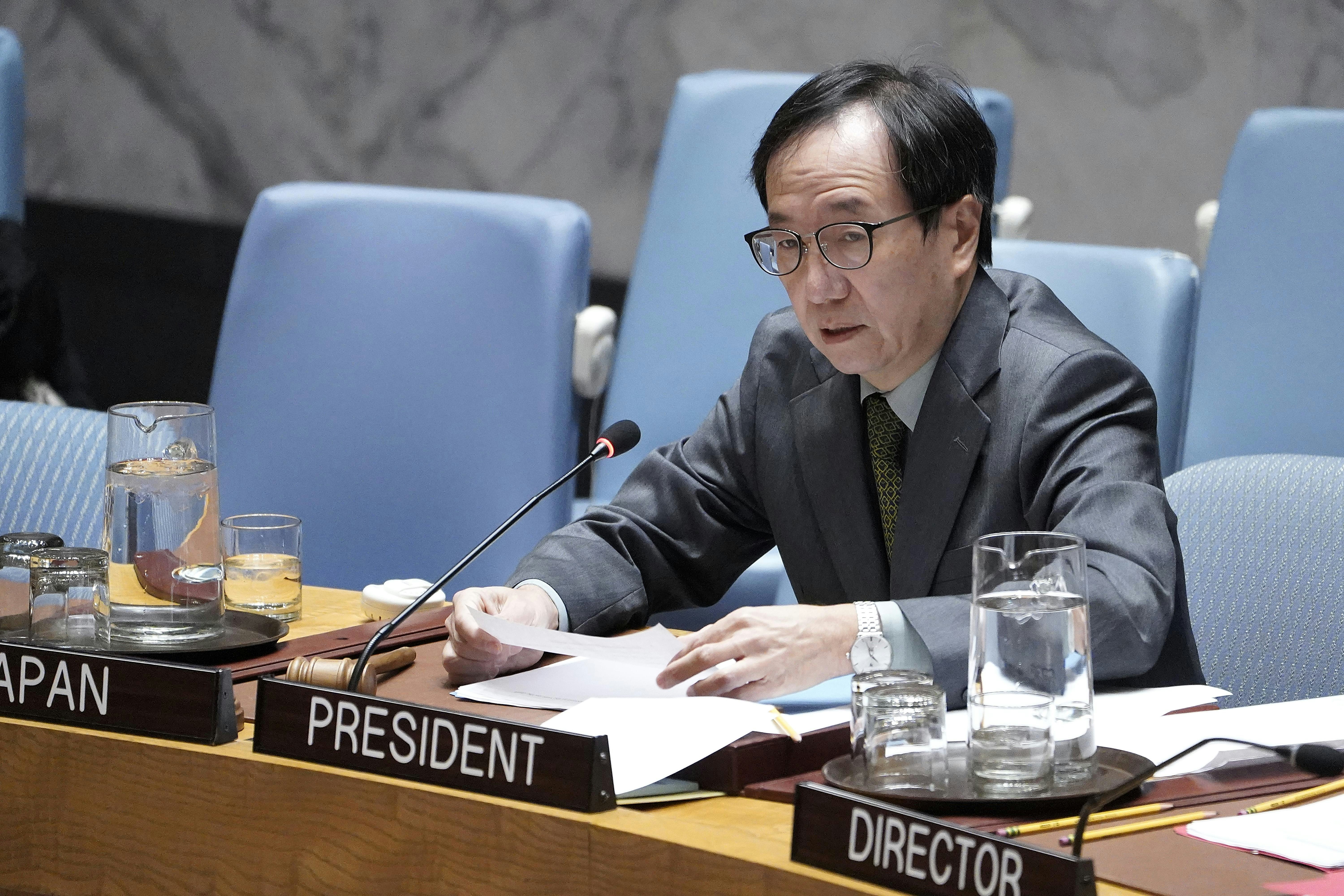 日代表致函聯合國秘書長反駁中方　木原稔批敵國條款：無法接受