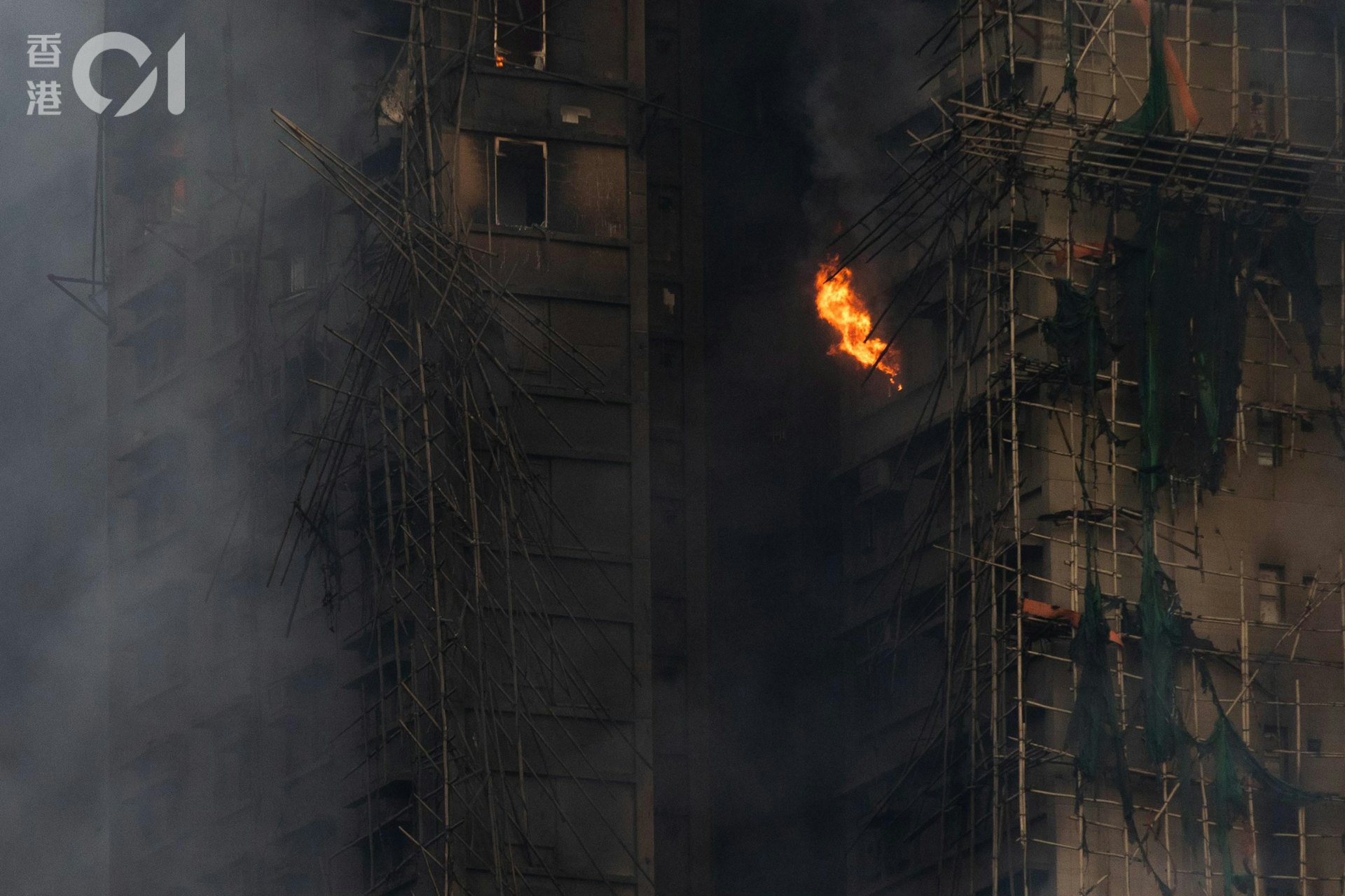 大埔宏福苑11月26日發生五級火。(資料圖片/梁鵬威攝) 大埔宏福苑11月26日發生五級火。(資料圖片/梁鵬威攝)