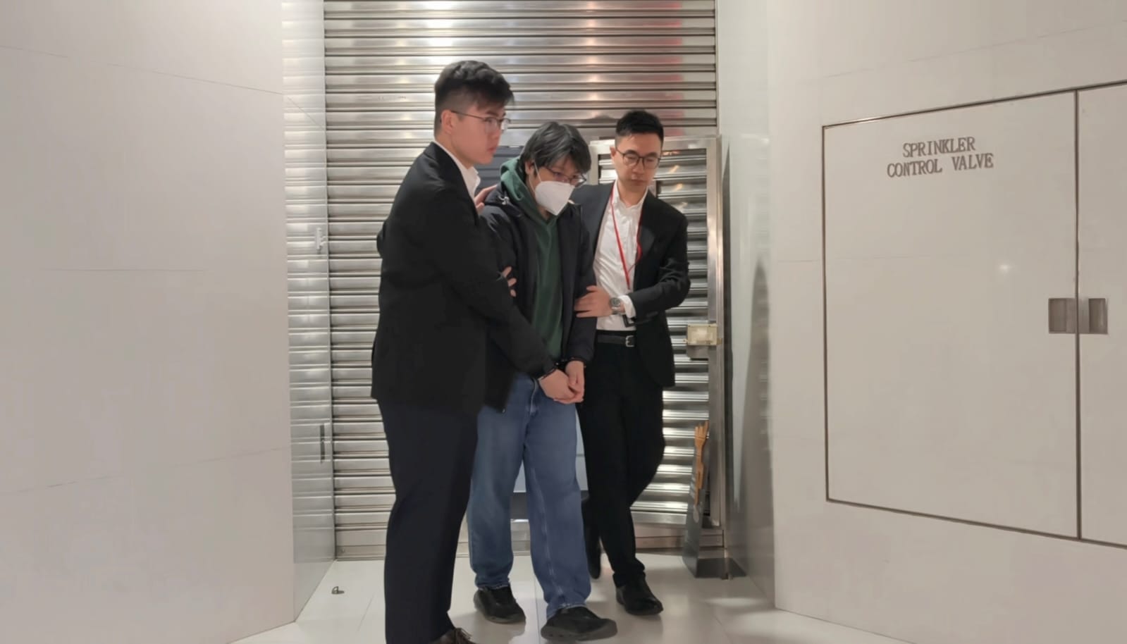 大埔宏福苑大火，廉署人員展開拘捕行動。（資料圖片）