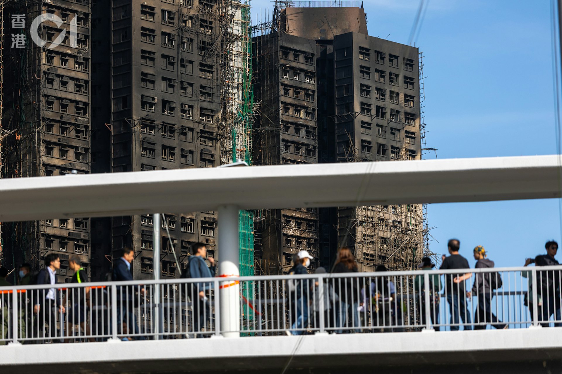 大埔宏福苑發生五級大火令至少161人喪生,當中包括5名維修工人。(資料圖片/梁鵬威攝) 大埔宏福苑發生五級大火令至少161人喪生,當中包括5名維修工人。(資料圖片/梁鵬威攝)