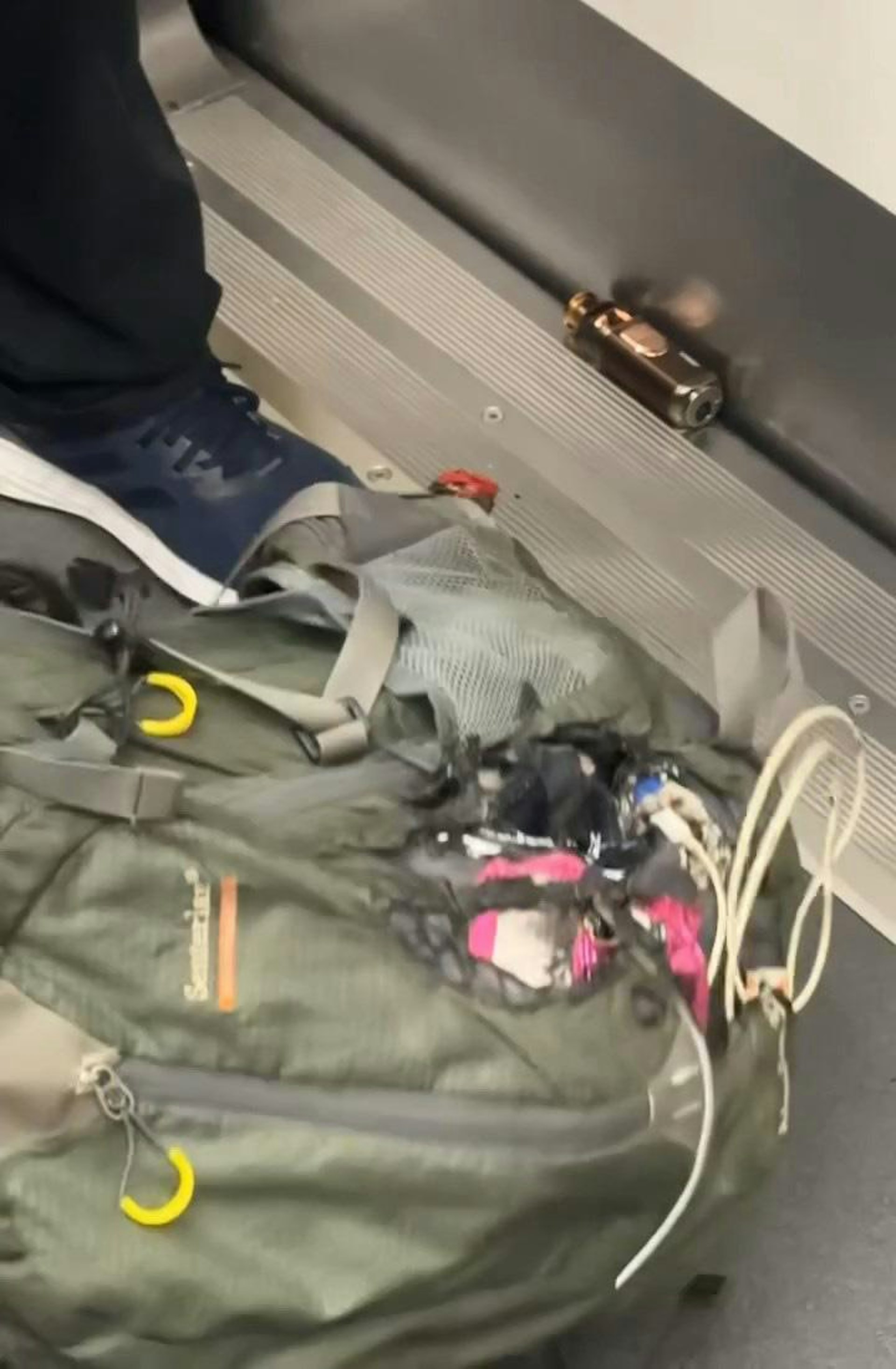 港鐵尿袋爆炸現場