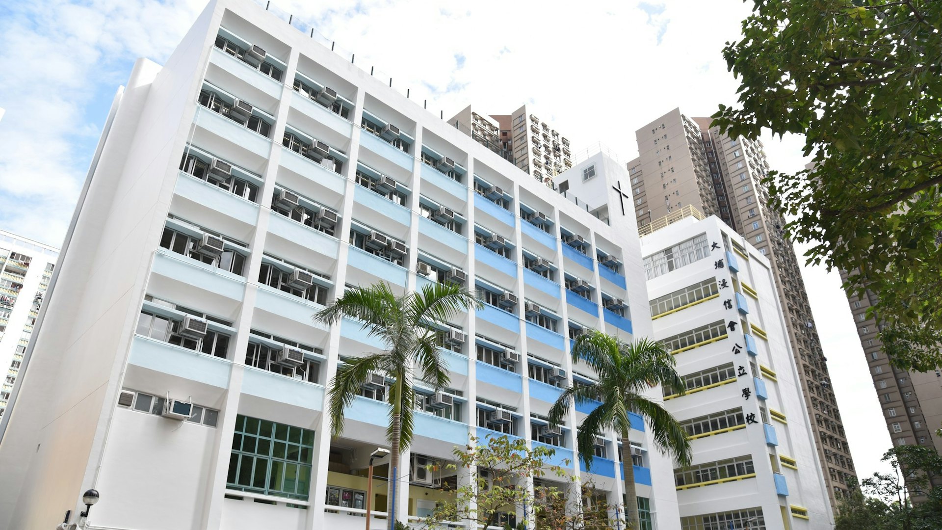 大埔火災|大埔浸信會公立學校仍封 下學年使用前基正小學校舍 大埔火災|大埔浸信會公立學校仍封 下學年使用前基正小學校舍