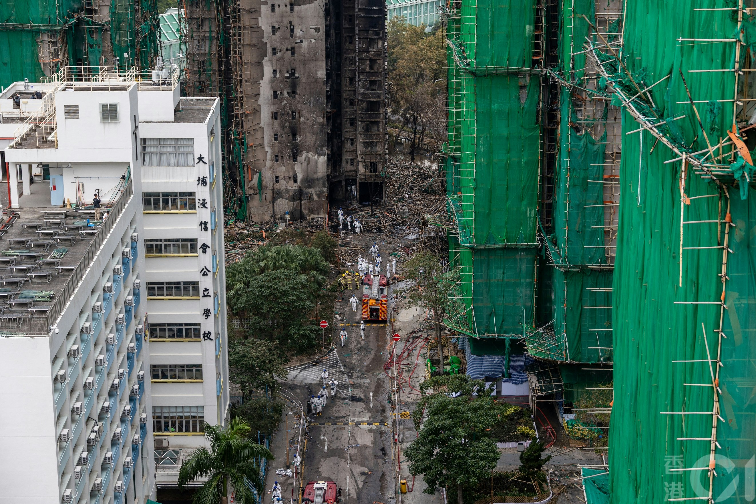 宏福苑大火|維持159人遇難 警安排家屬下星期初DNA採樣辨認遺體