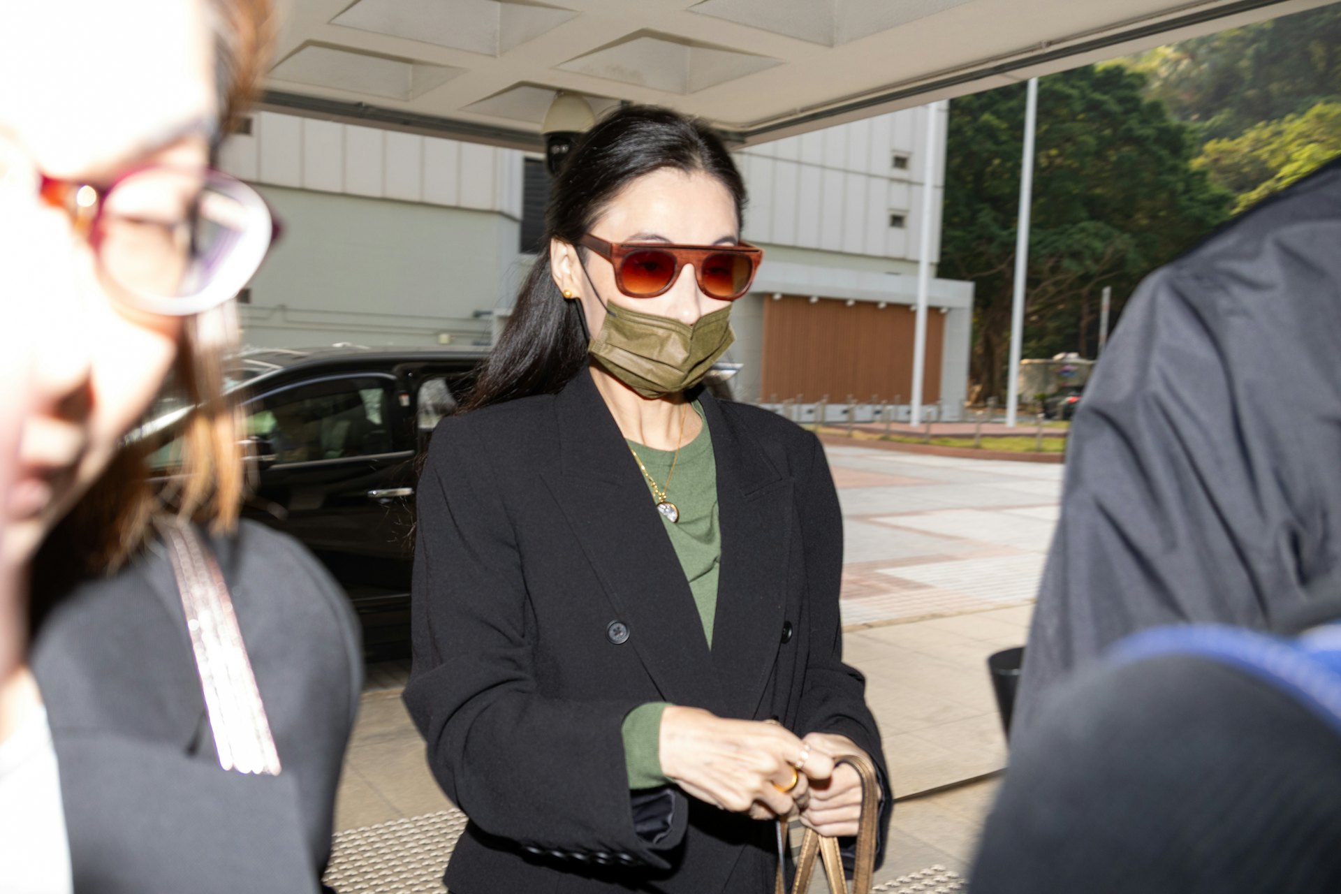 張柏芝質疑涉案經理人合約是偽造。(梁鵬威攝) 張柏芝質疑涉案經理人合約是偽造。(梁鵬威攝)