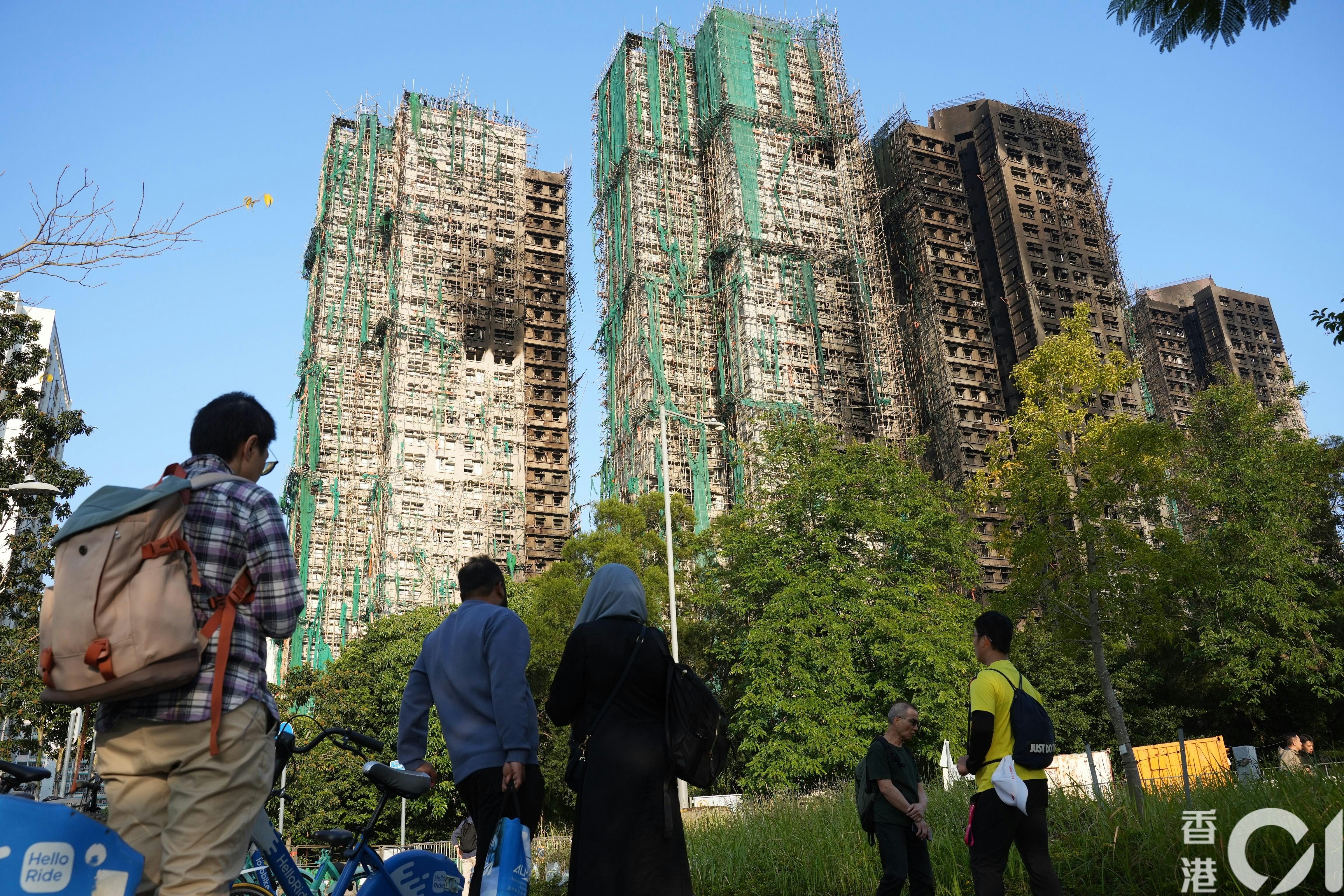 大埔宏福苑五級大火中，再多一名在大埔宏福苑火災中受傷的居民康復出院，即現時79名傷者中已有78人先後康復出院，餘下的一名傷者情況穩定。（資料圖片/左朗星攝）