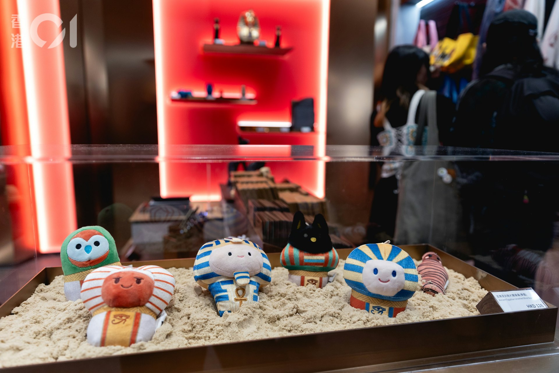 香港故宮設計的古埃及文明大展盲盒大受遊客歡迎。