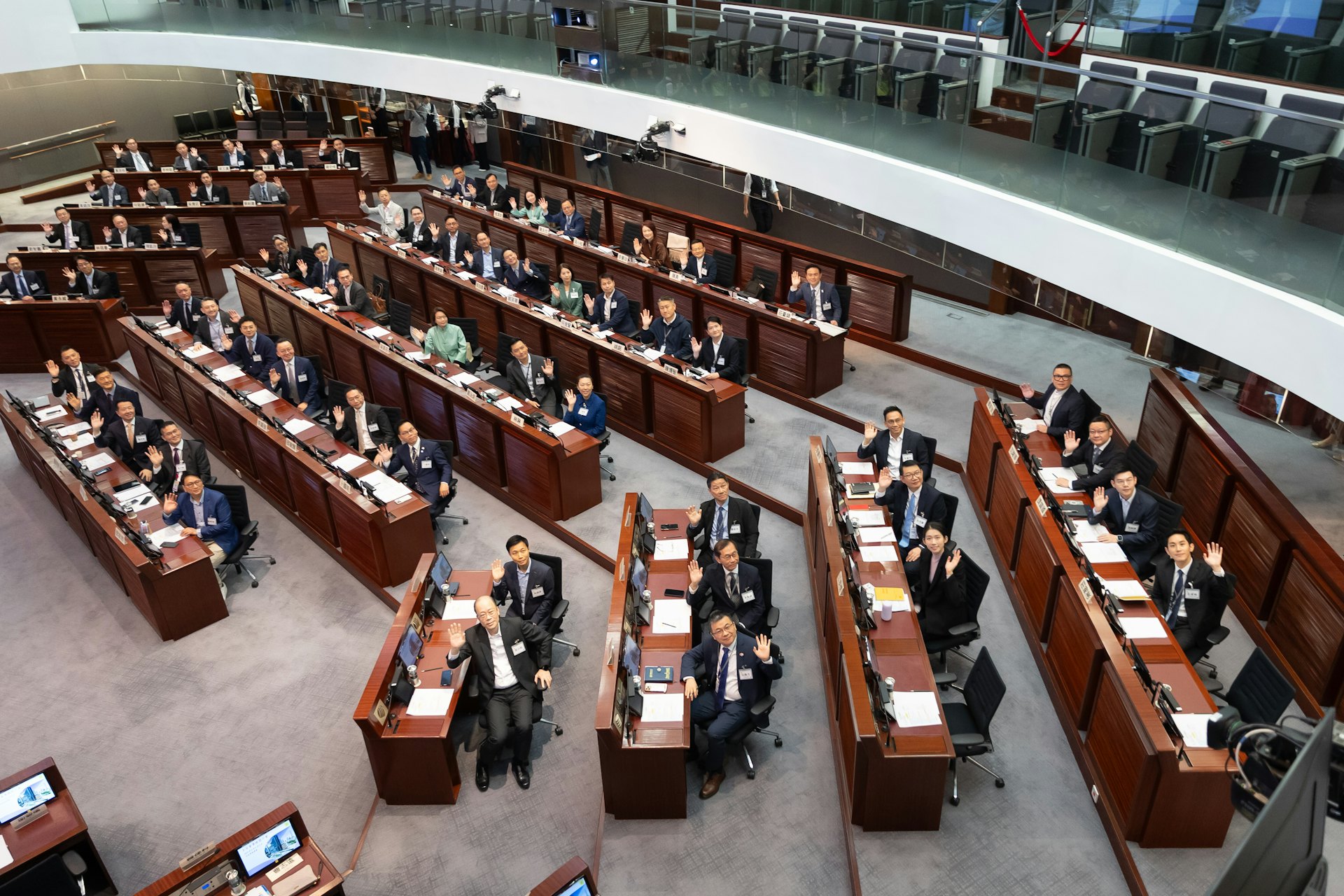 第八屆立法會議員(廖雁雄攝) 第八屆立法會議員(廖雁雄攝)
