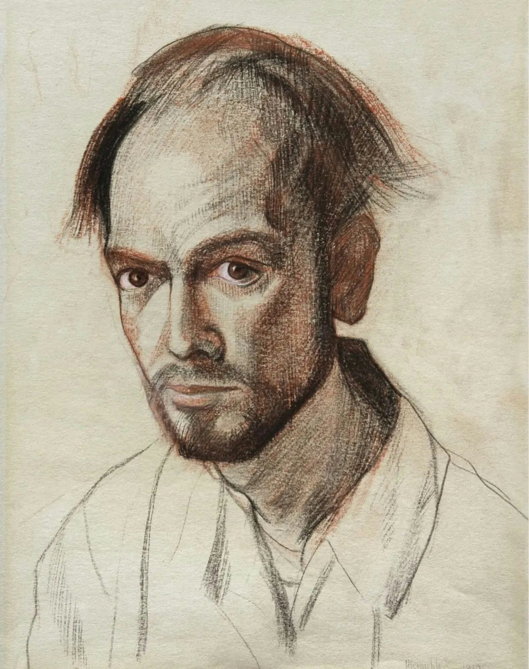 最残酷连载】画家以自画像记录阿兹海默症5年最后五官变这样