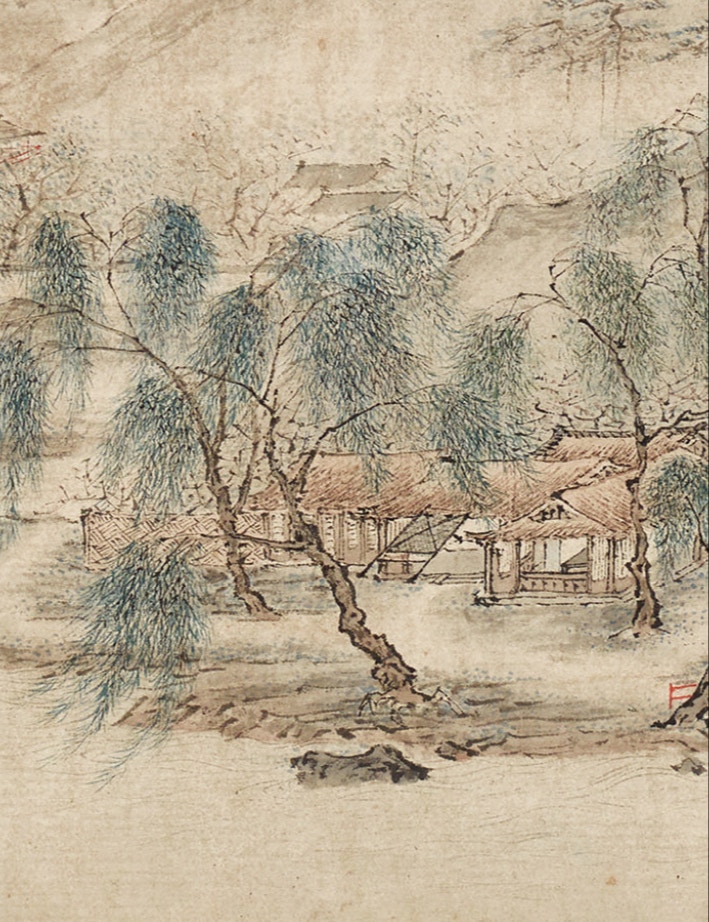 收藏家后人向南京博物院捐赠《江南春》离奇现身拍卖行估价8800万