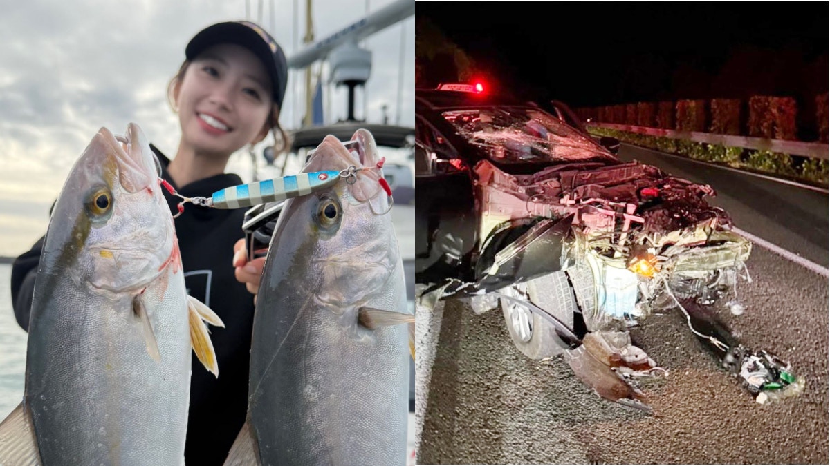 靠iPhone碰撞偵測功能保命日本釣魚偶像YouTuber神野梓車禍險死