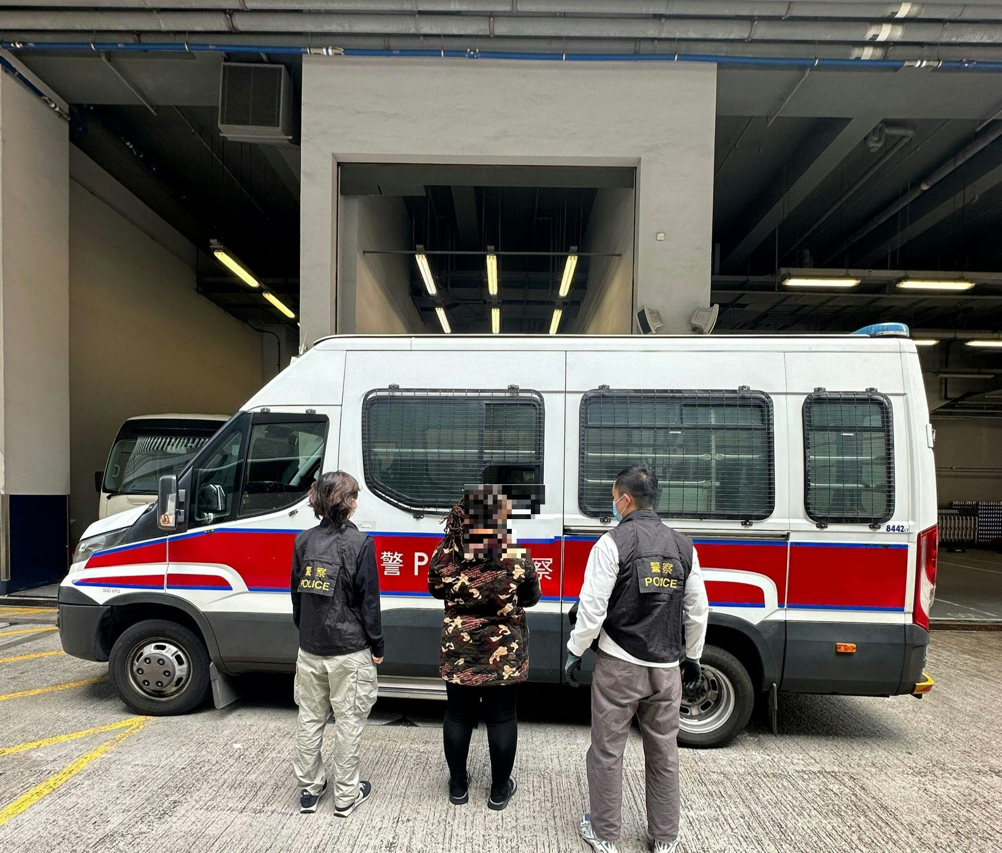 警油麻地砵蘭街廟街掃黃 拘烏干達及內地流鶯