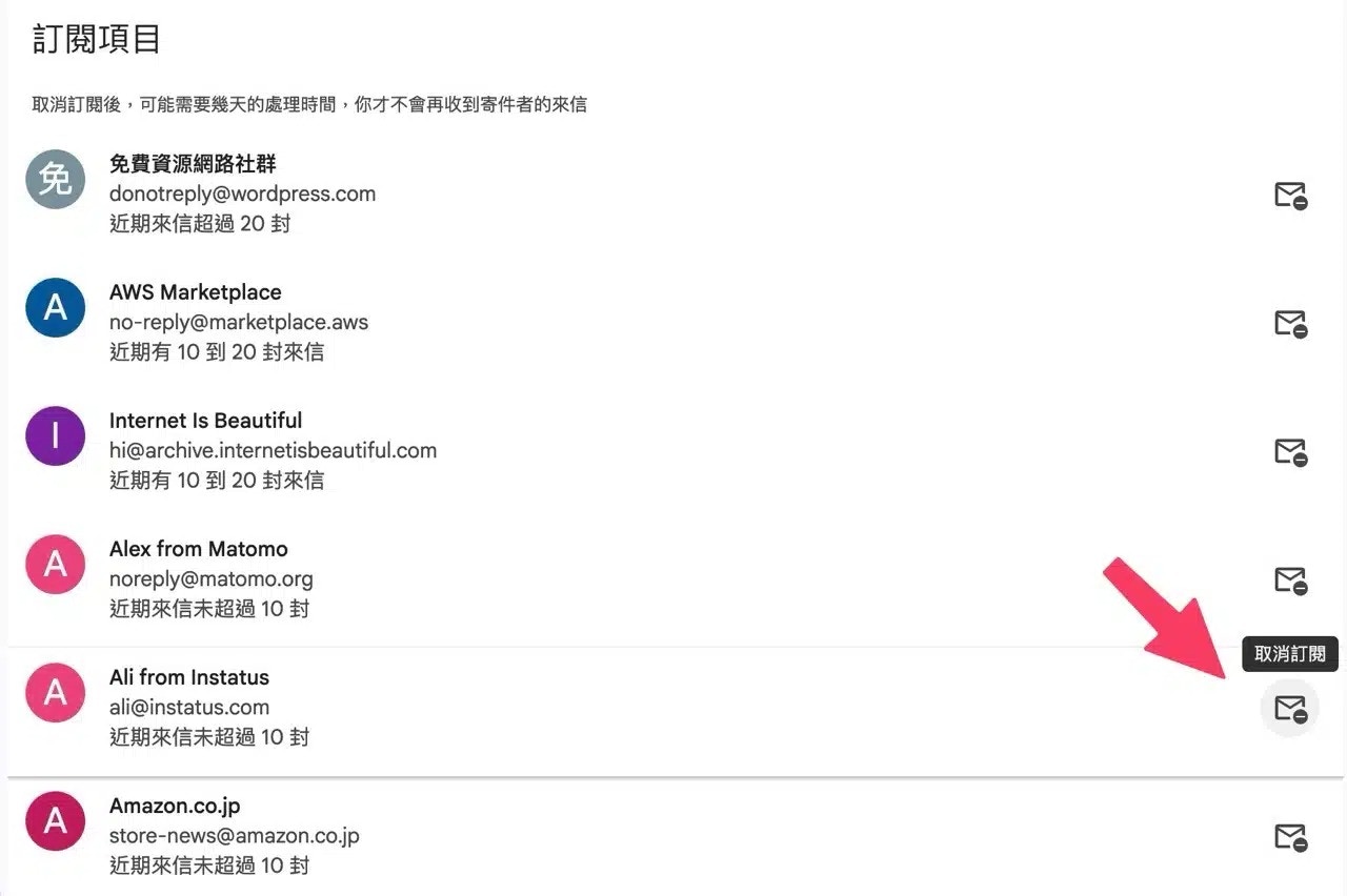 Gmail如何取消促銷內容？一鍵退訂之外管理訂閱項目竟隱藏在此