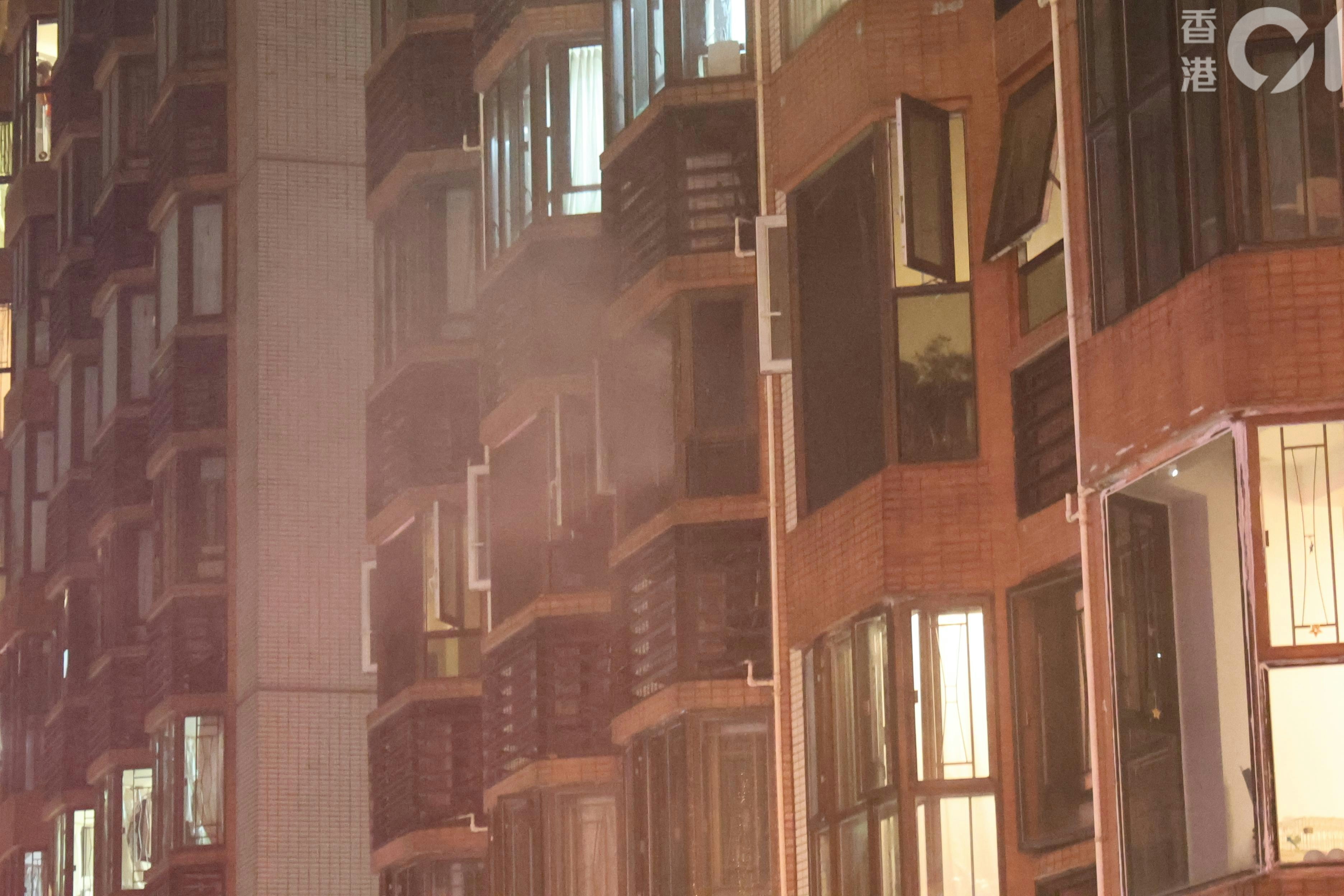 起火單位位於九龍塘喇沙利道碧華花園6座低層。（梁偉權攝）