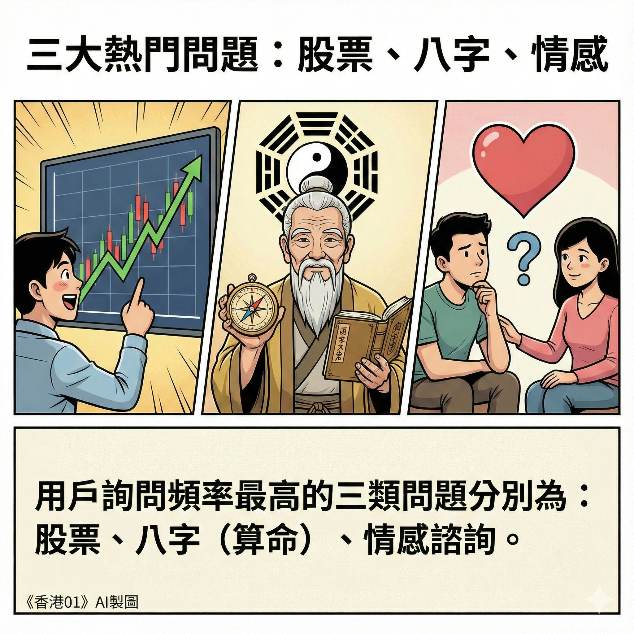 2025十大AI提示詞曝光！股票稱冠第二位居然是求神問卜？