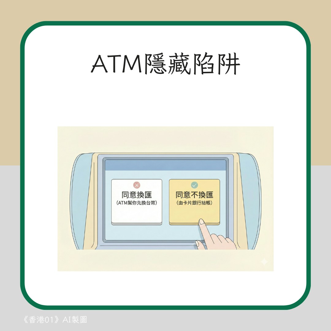 日本ATM揿钱汇率有陷阱？拣呢个掣贵二百蚊民宿老板教点拣至抵