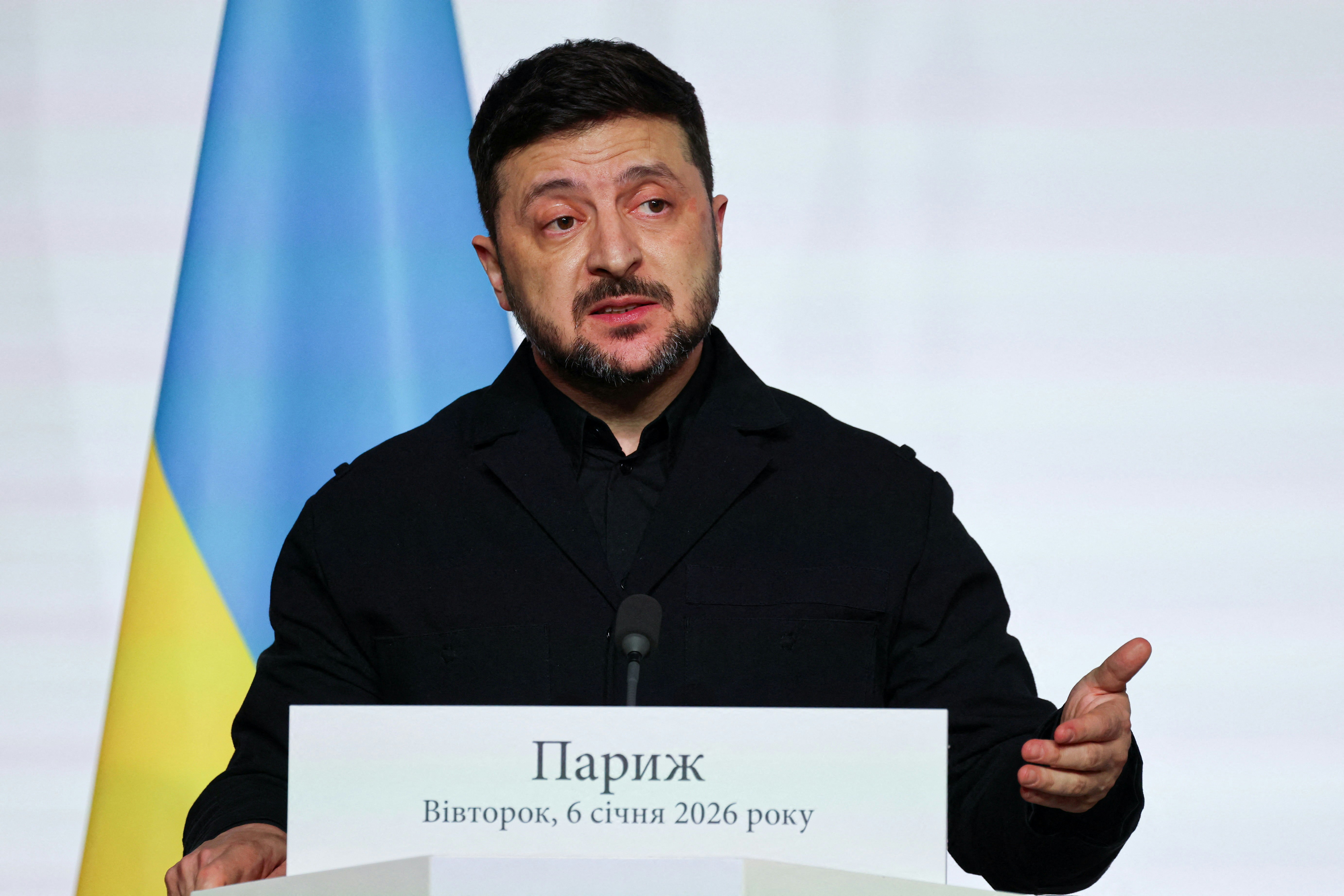 2026��1��7�գ������m���y���B˹����Volodymyr Zelenskyy���ڷ������������m�e�еġ�����ˡ�������g���������P��������mͣ��꠵������ᣬ�e��ӛ�ߕ�����Reuters��