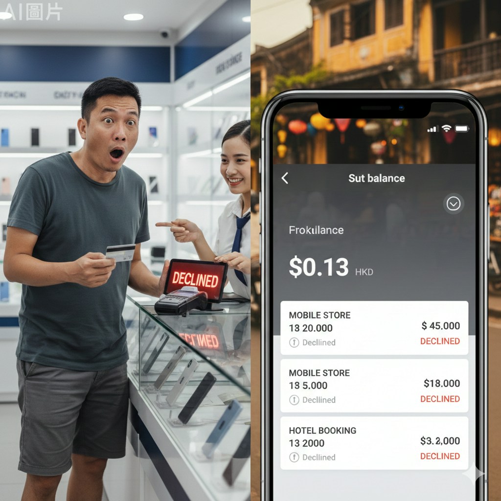 港男游越南被盗卡碌1,325万盾+4,051港元！“穷人防盗法”零损失