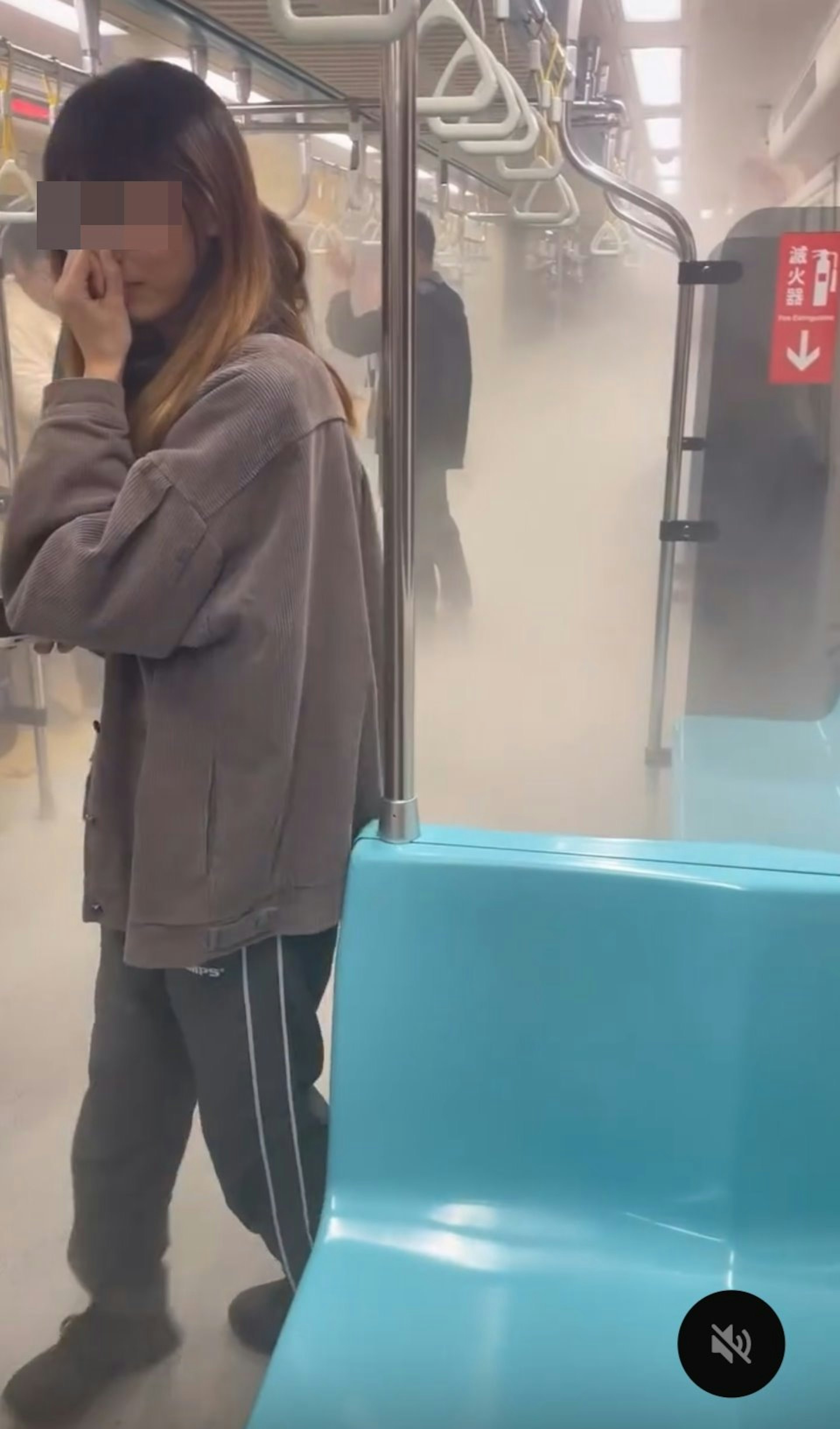 1月16日晚間台北捷運板南線一列開往頂埔方向的列車在即將抵達板橋站時,車廂內突有旅客的行動電源因不明原因冒煙起火,引發乘客恐慌奔逃。(Threads@bl8dman) 1月16日晚間台北捷運板南線一列開往頂埔方向的列車在即將抵達板橋站時,車廂內突有旅客的行動電源因不明原因冒煙起火,引發乘客恐慌奔逃。(Threads@bl8dman)