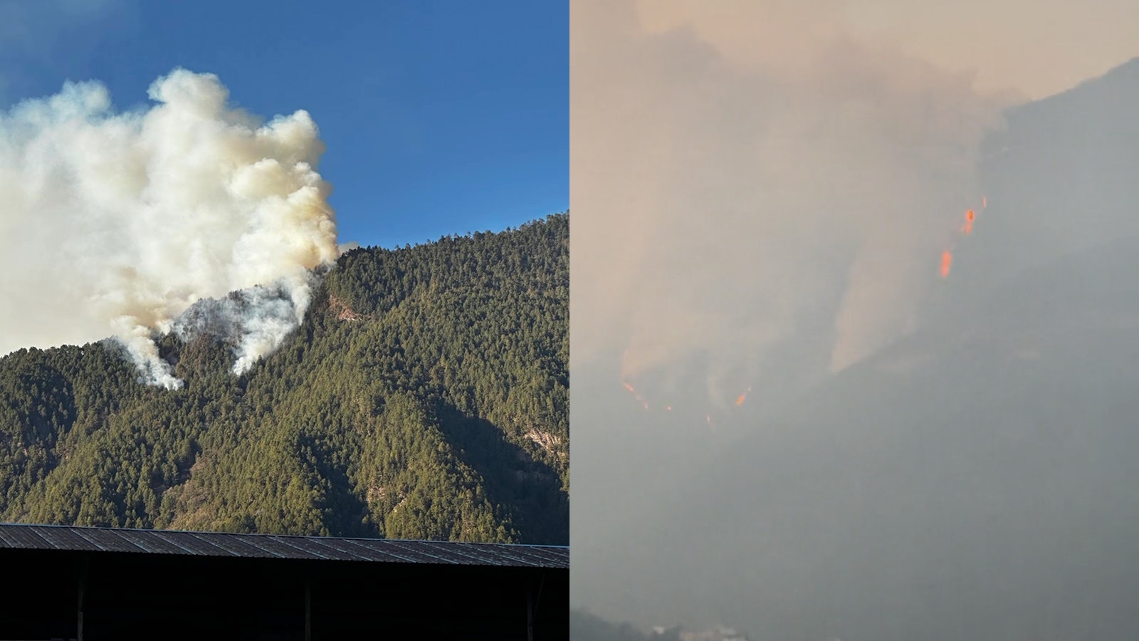 雲南怒江山火持續2日 地形陡峭險峻撲救難 雲南怒江山火持續2日 地形陡峭險峻撲救難