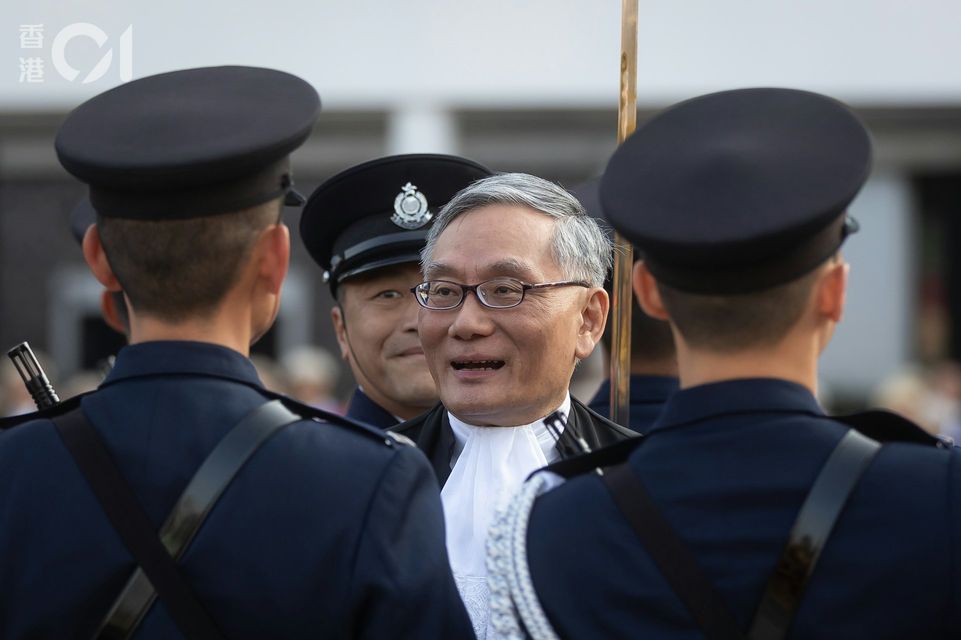 終審法院首席法官張舉能出席2026年法律年度開幕。(廖雁雄攝) 終審法院首席法官張舉能出席2026年法律年度開幕。(廖雁雄攝)