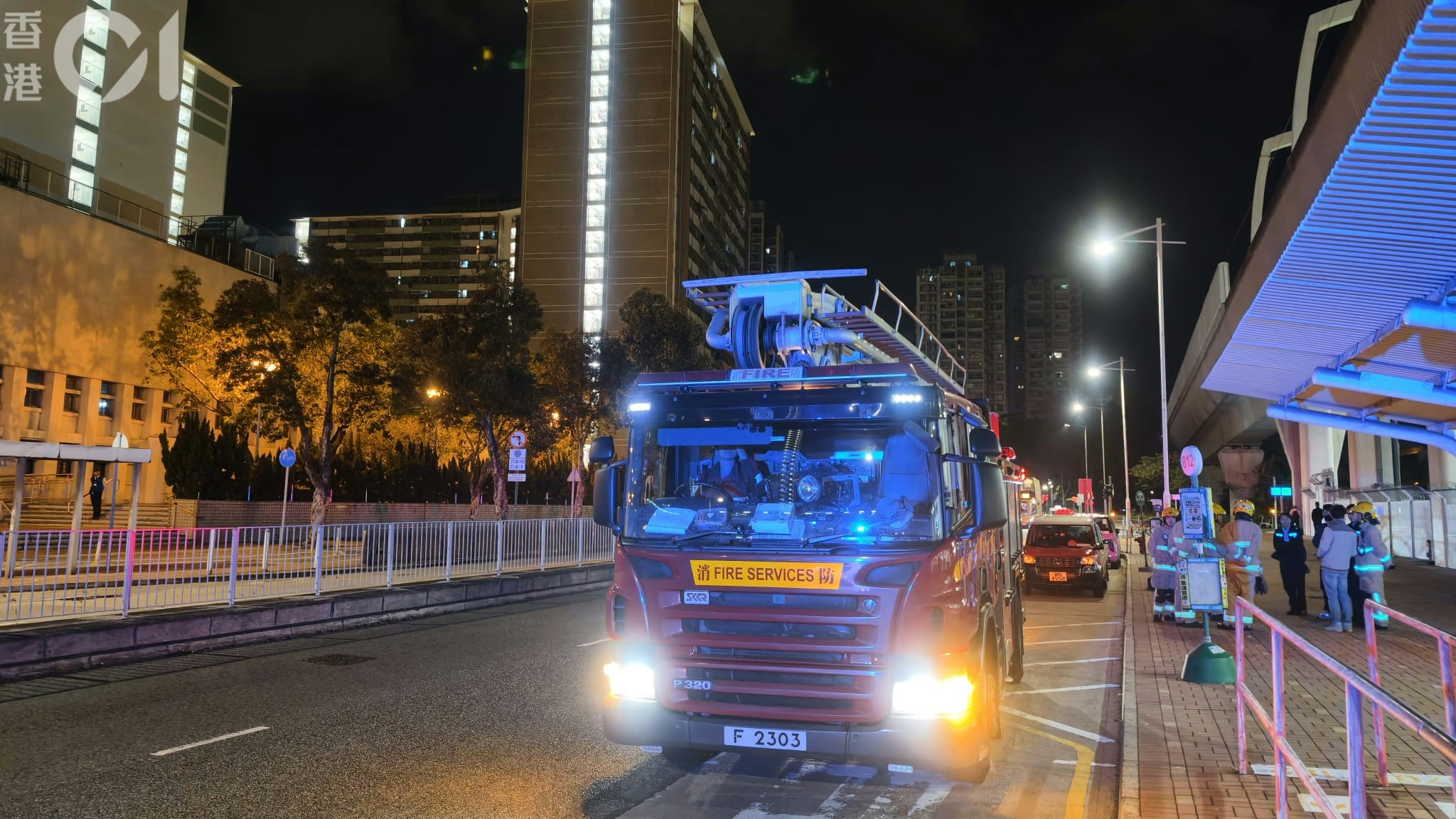 沙田醉漢虛報的士著火　連累3輛泊路邊的士「食牛肉乾」