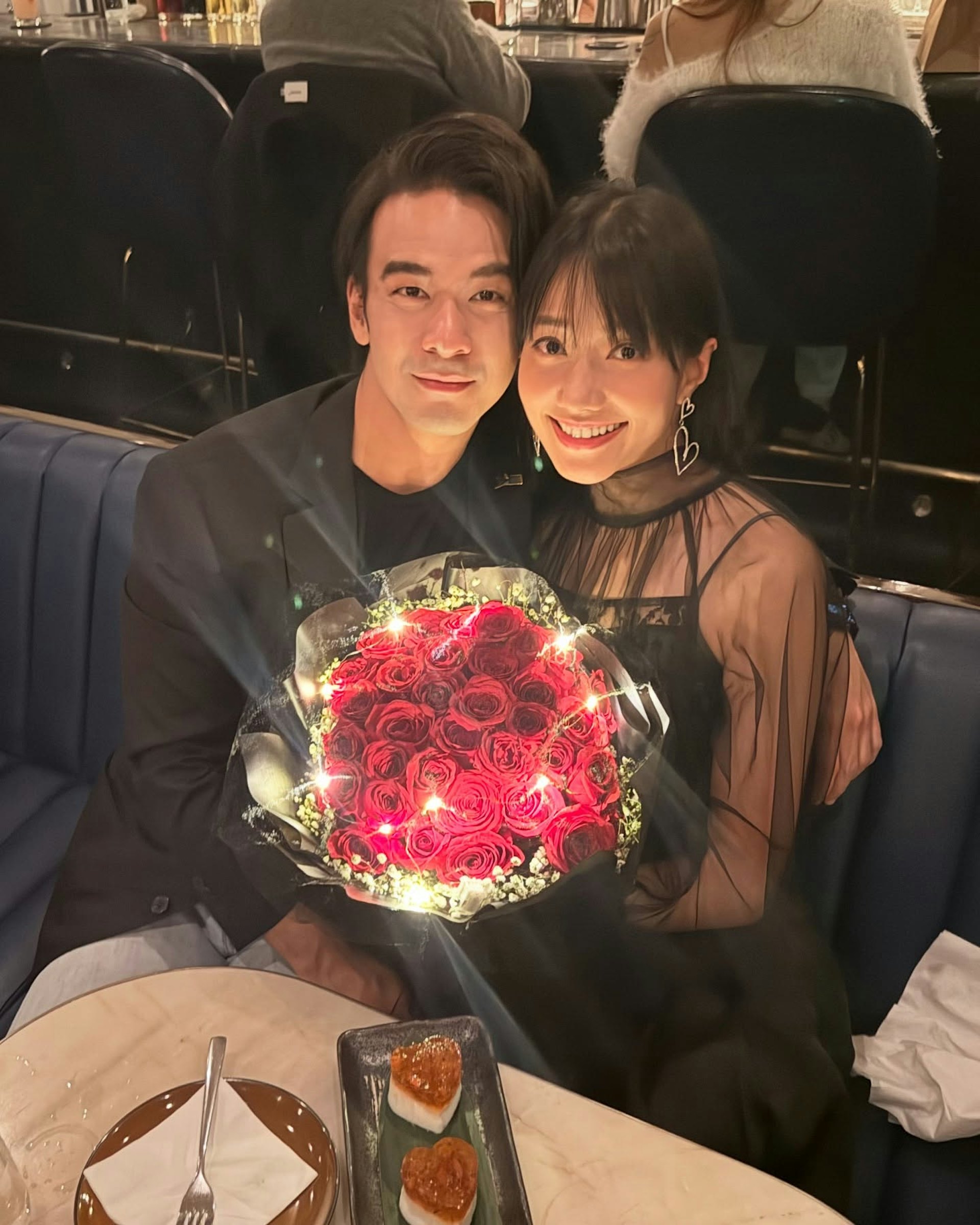 庞景峰同女友刘温馨。(IG@andrew.pong) 庞景峰同女友刘温馨。(IG@andrew.pong)