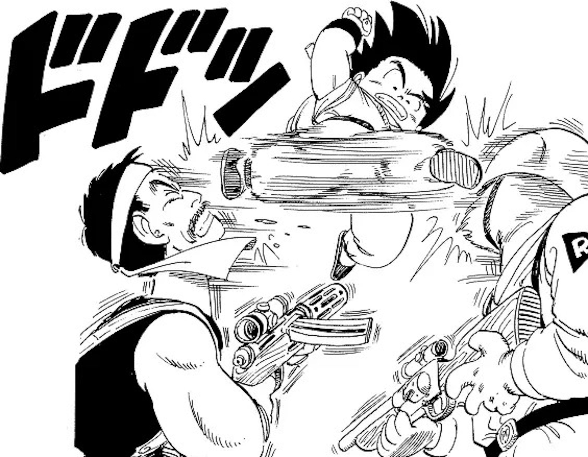 孙悟空出招的漫画画面