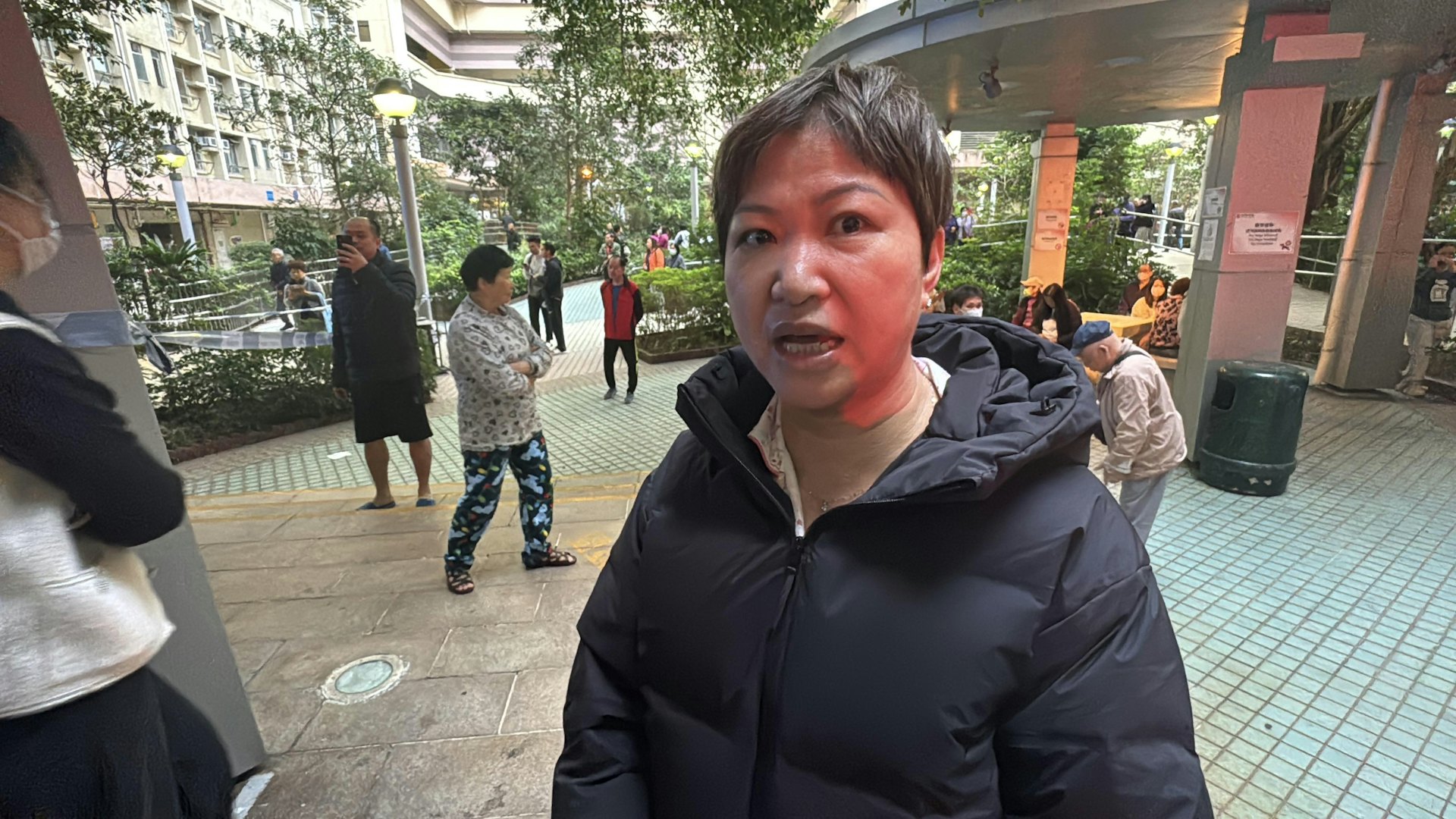 羅女士形容好大煙。(翁鈺輝攝) 羅女士形容好大煙。(翁鈺輝攝)