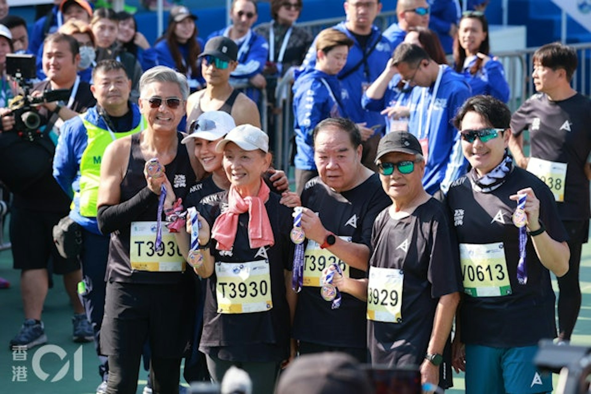 郑则仕参加渣马10KM赛事,令不少网民佩服。