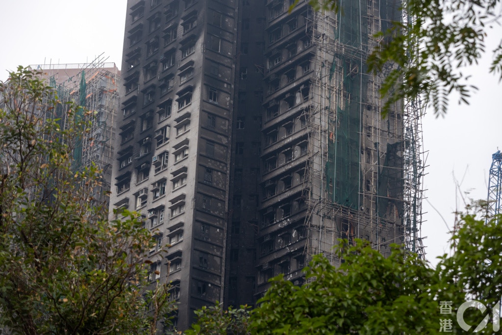 宏福苑大火至今三個月，8幢大廈仍未解封。(資料圖片)