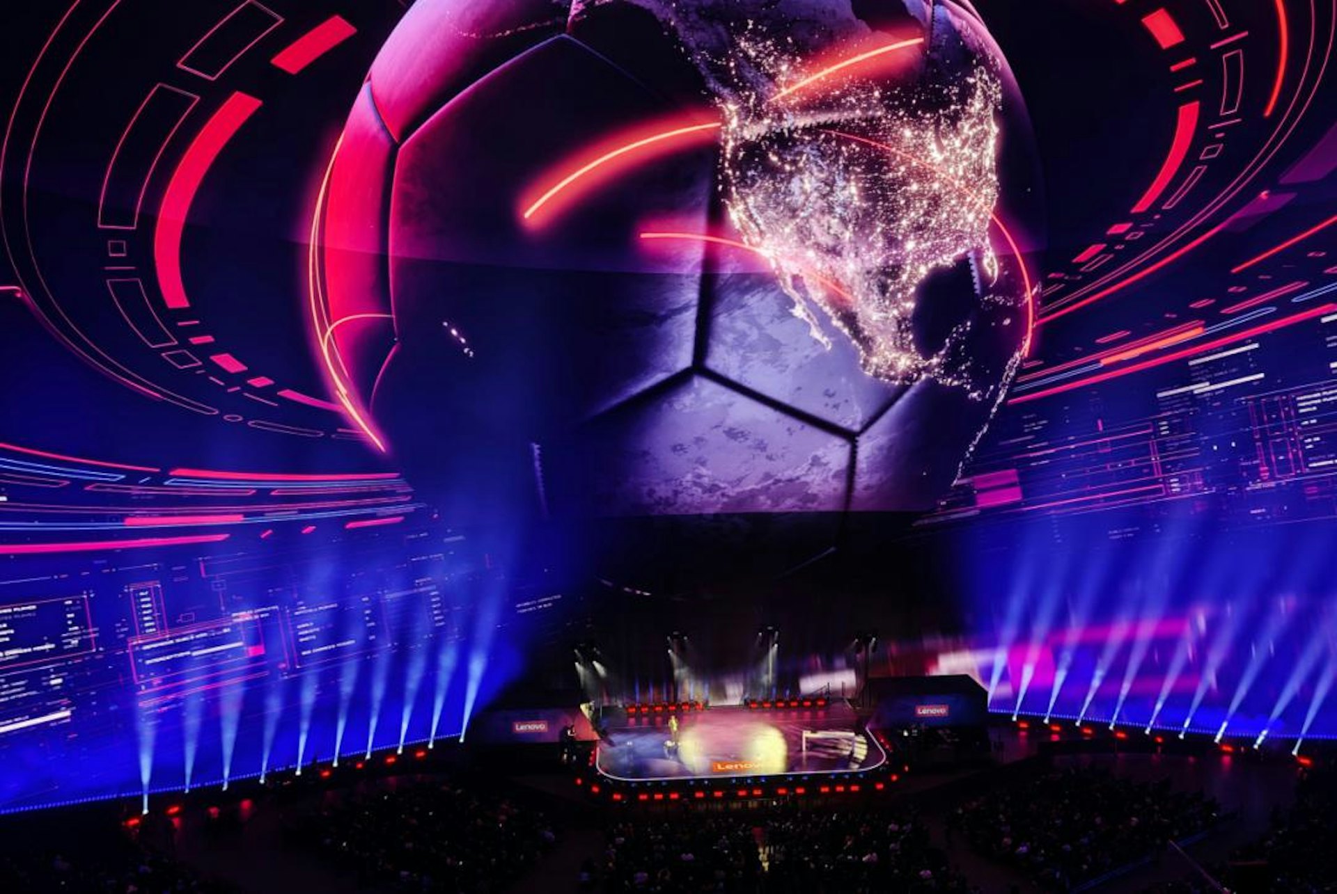 聯想在2026年聯想創新科技大會(Tech World)現場集中展示多項世界盃核心AI技術。(lenovo.com) 聯想在2026年聯想創新科技大會(Tech World)現場集中展示多項世界盃核心AI技術。(lenovo.com)