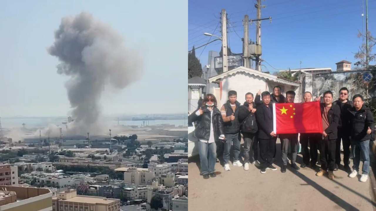 在伊廣州華商護送22名中國同胞撤離 當事人:目睹軍事設施被炸