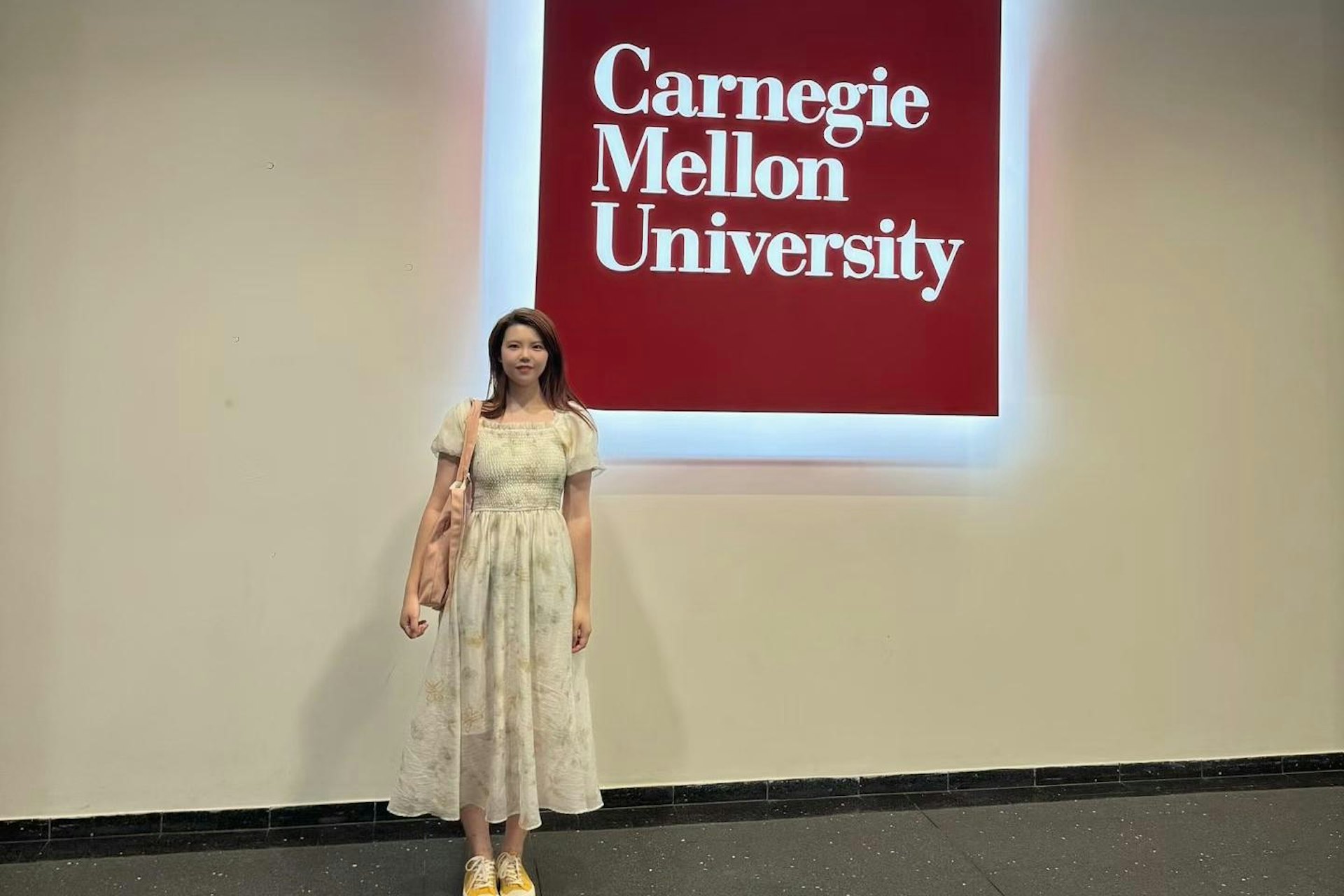 sharon在卡內基梅隆大學。(受訪者供圖)