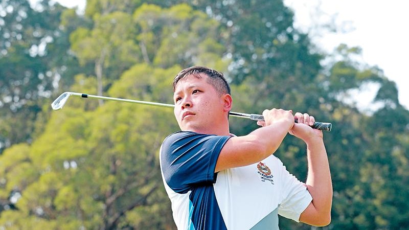 高球前港將由輔警轉正規圓夢想 代表警隊出戰錦標賽兩度奪冠