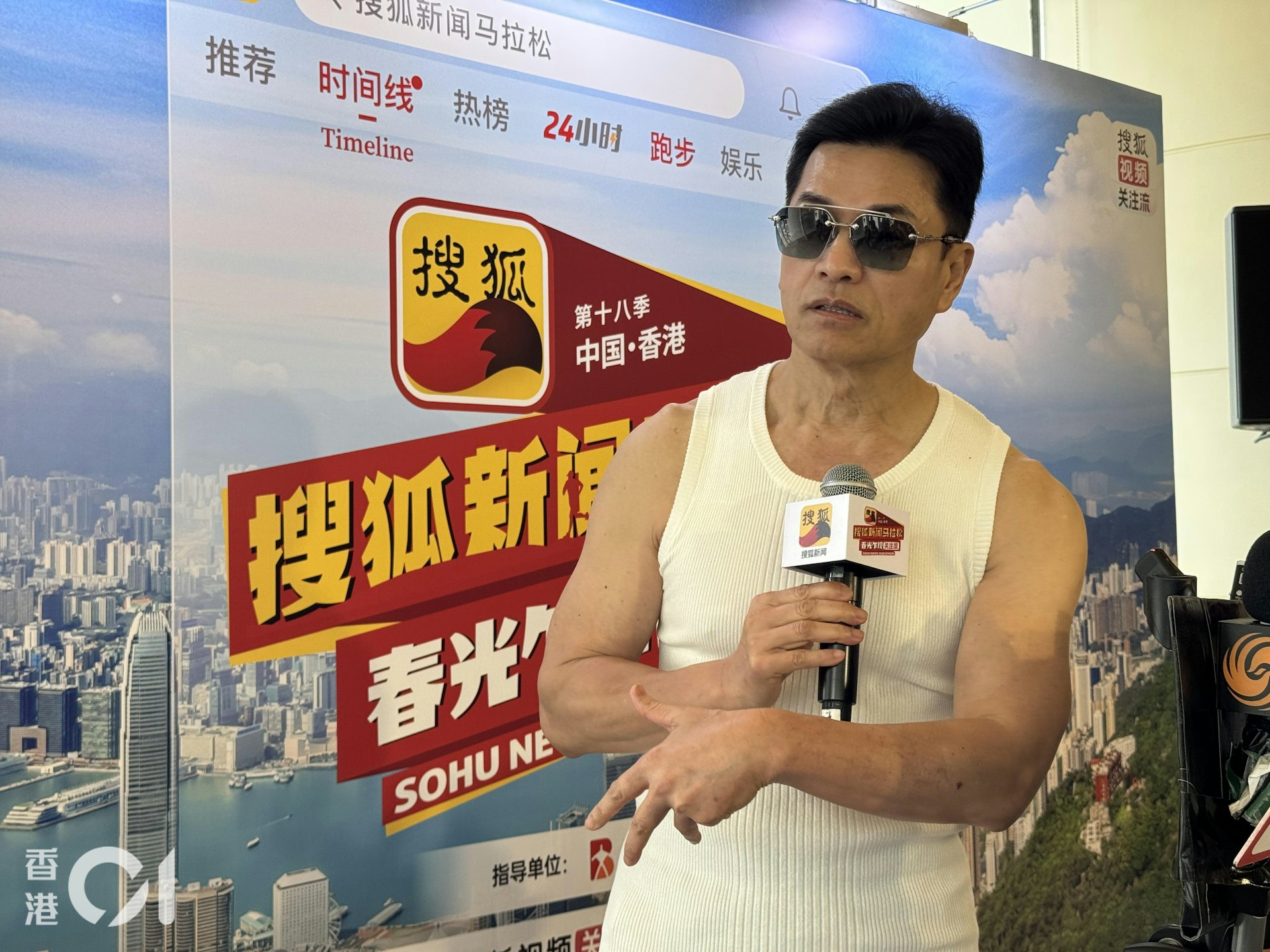 呂良偉透露近期完成了人生首部全英語對白的荷里活喜劇。